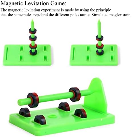 Labs Junior Science Magnetism Set for Experiment Education, Science Magnet Experiments for Kids Teen Including Bar/Horseshoe/Ring Magnets/Compass - Image 4