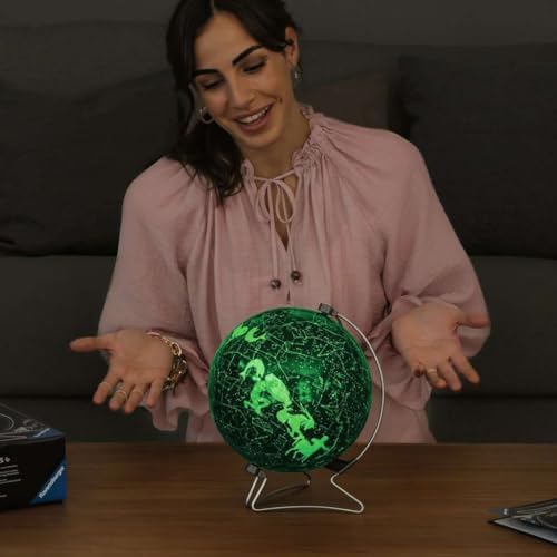 Ravensburger Puzzle-Ball Starglobe with Glow-in-the-Dark Edition: 180 Piece 3D Jigsaw Puzzle for Kids 11544 - Easy Click Technology Means Pieces Fit Together Perfectly - Image 6