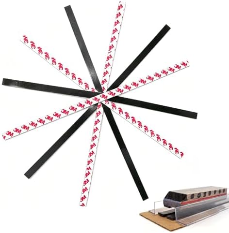 Monopolar Magnetic Tape 1/2" with Adhesive Backing by CHUNNIAOUSMARKET