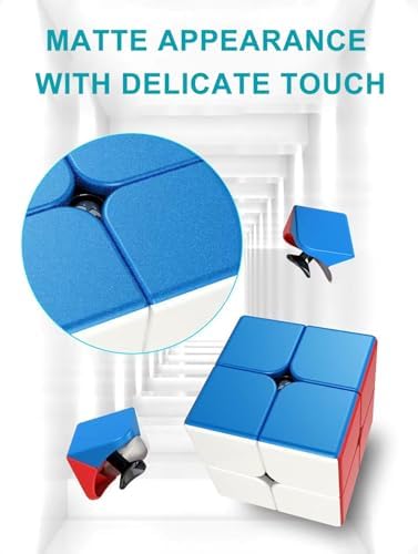 CFMOUR Speed Cube Set - Stickerless 2x2 3x3 4x4 5x5 Magic Cubes Pack Bundle - Image 3