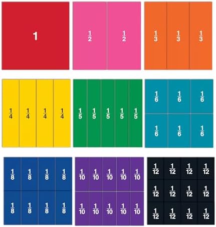 Learning Resources Double-Sided Magnetic Fraction Squares by LearningResources