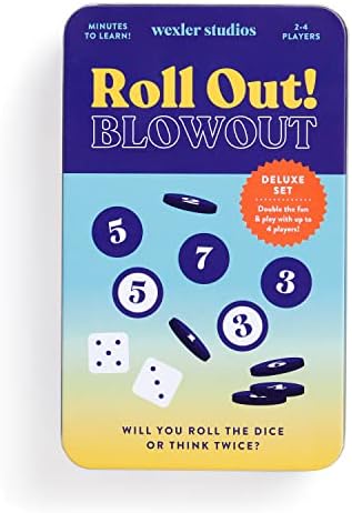 Galison Wexler Studios Roll Out! Blowout – Fun Dice and Checker Game for Adults and Kids Perfect for Travel and Family Game Night, 2-4 Players - Image 7