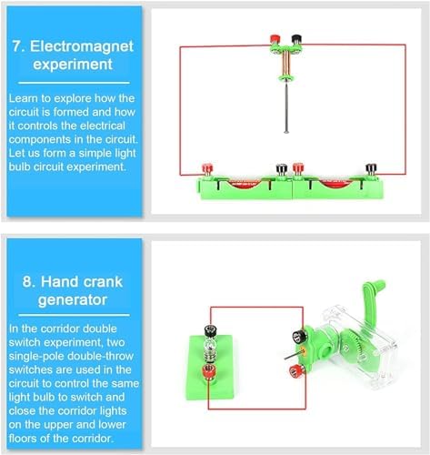 Circuit & Magnetism Experiment Kit - Fun Extended Set for Magnetic & Electromagnetic Force Demonstrations - Image 4
