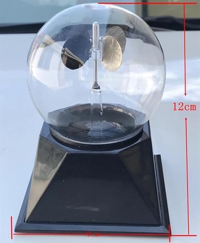 Solar-Powered Crookes Radiometer (Glass Windmill/Light Mill) - Heat & Electromagnetic Radiation Detector for Car, Office Decor & Science Demonstration - Image 5