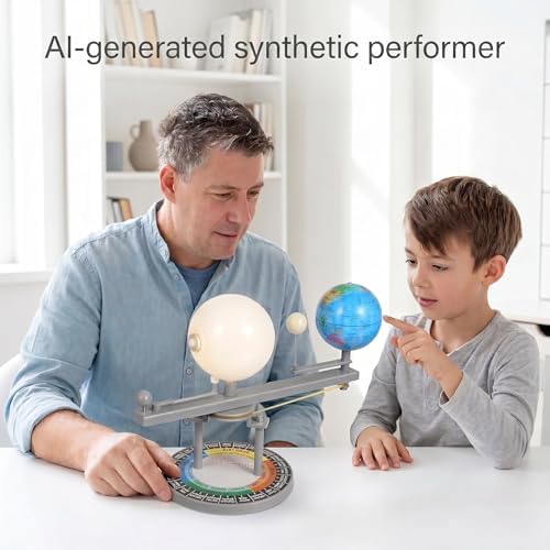 Alipis Sun Earth Moon Orbital Model Educational Astronomy Teaching Aid Solar System Model for School Home Science - Image 4