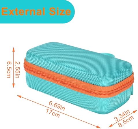 Aenllosi Storage Case for 3Doodler Start+Essentials, Green+Orange Zipper - Image 6