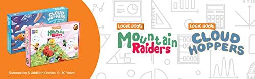 Addition and Subtraction Game - Fun Math Board Game for 6-8 Year Olds, Easy to Play Educational Game for Kids at Home, STEM Toy Gift for Girls & Boys (Cloud Hoppers + Moutain Raiders) - Image 6