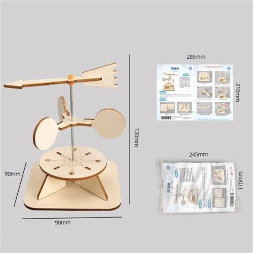 Wind Vane Model Science Experiment Kit, Weather Physics Learning Material - Image 4