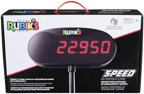 Rubik's Cube Timer Stand for Speedcubing, Practice for Competitions by Rubiks