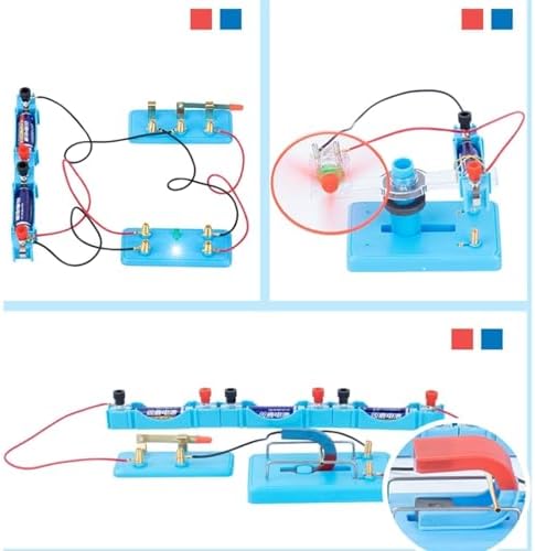Magnetic Field Current Conductor Demonstrator, Buzzer Line Detector, Multi-Functional Electromagnetic Circuit Physics Experiment Box, 50+ Kinds Lab Experiments Kit with Storage Case - Image 6