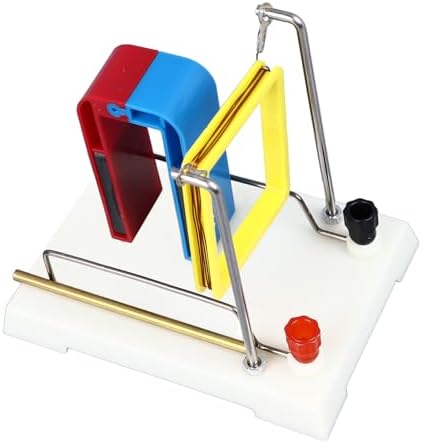 Bewinner Electromagnetic Induction Kit, Demonstration Teaching Tool for School Physics Lab Experiment - Learn Force in Magnetic Field, Premium ABS & Copper, Portable - Image 7