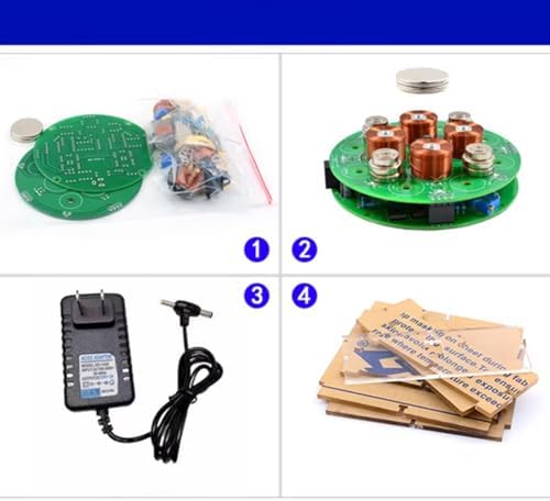 Magnetic Levitation DIY Kit, High Load Performance with Hall Sensor, Manual Soldering Practice Model for Adults, Desktop Science Display and Science Experiment, Ideal as Gift - Image 4