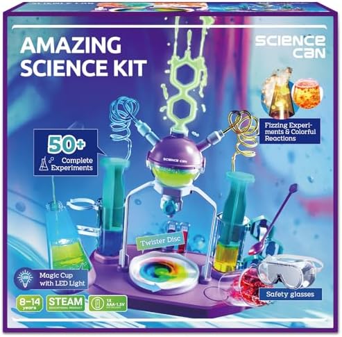 Science Can Science Kits for Kids Age 8-12, 50+ Science Experiments Sets by ScienceCan