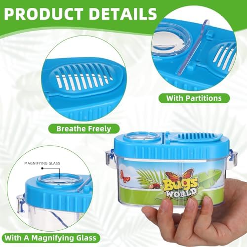 Halloscume 2 Sets Bug Catcher Kit Outdoor Toy Gift for Kids - Image 3