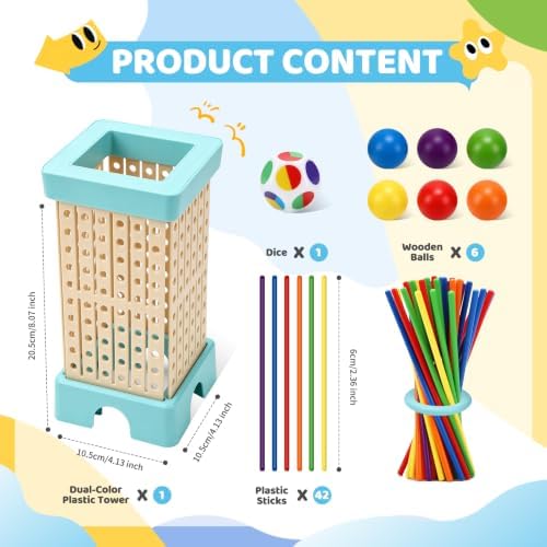 Montessori Board Game for Kids 4-8, Educational Math Family Games - Image 3