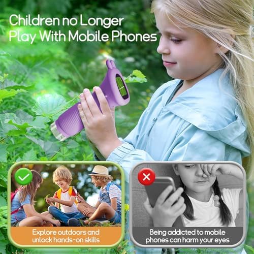 WINWEND Kids Microscope Pocket Microscope -1000X Portable Microscope for Kid | Photo and Video Mini Microscopes | 2'' Digital Little Scientist Microscopes for 3-10 Age Years Old Boys Girls Toys Gifts - Image 2