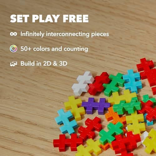 PLUS PLUS Color Cars Tube, Candy - Car Building Kit, 200 pc Hashtag Blocks - Image 5