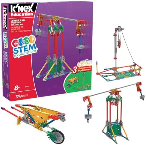 K'NEX Education - STEM Explorations: Levers & Pulleys Building Kit ‚ Kid Construction Play‚ Ages 8+ by KNEX%7CConstructionToys