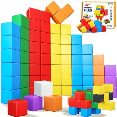 KAEILORU Magnetic Blocks 32PCS Magnetic Building Block for Toddler Age 3-5 by KAEILORU