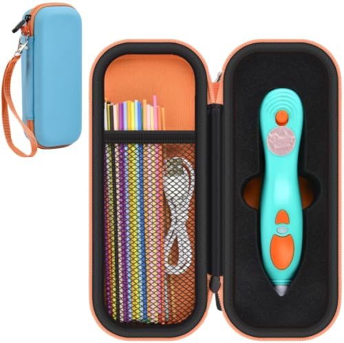 GWCASE Removable Foam Insert Case for 3Doodler Start+ Essentials 3D Pen, Blue by GWCASE
