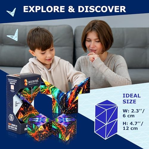 Shashibo ICOSA XL Magnetic Puzzle Toy, Stress Relief Fidget Toy - Image 4