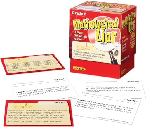 Edupress (EP-3396 Mathological Liar Game, Grade 3 - Image 3