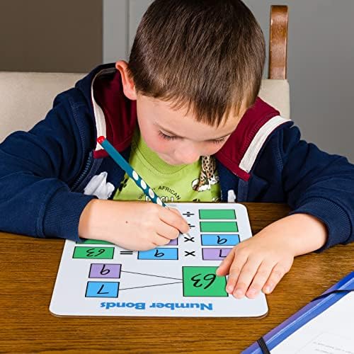 Dry Erase Multiplication Chart Whiteboard, 9" x 12" Multiplication Table Double-Sided Times Table, Math Manipulatives White Board for Kids Students, Classroom and Home, Small White Board Dry Erase - Image 6