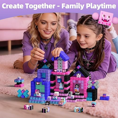GobiDex 200PCS Magnetic Building Blocks Band Stage with Figures for Girl 3+ - Image 7
