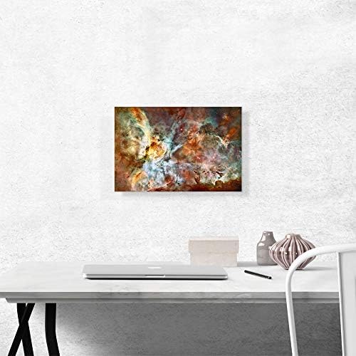 ARTCANVAS Hubble Telescope Star Birth Carina Nebula Canvas Art Print Stretched Framed Painting Picture Poster Giclee Wall Decor - 18" x 12" (0.75" Deep) - Image 2