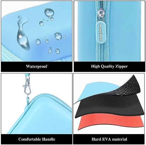 Leayjeen Storage Case Compatible with 3Doodler Start+ Essentialsfor 3D Pen Set for Kids, Fit for 3D Printing Pen Carrying case(Case Only)-Blue - Image 3