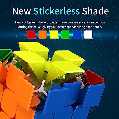 Moyu RS3M 2021 Maglev Magnetic Cube, Professional 3x3 Stickerless Upgraded Version of Moyu RS3M 2020 (RS3 M 2021 MagLev Pro Version) Budget Cube, MFJS 3x3 - Image 5