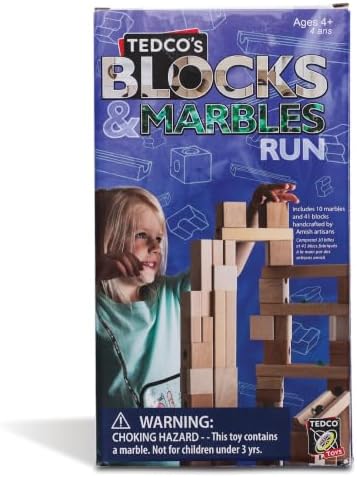 TEDCO Blocks and Marble Run for Children 4+ Years by TEDCOToys