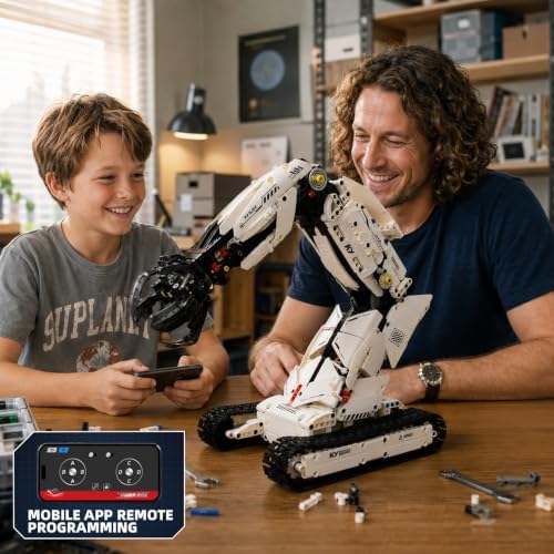 3 in 1 Robot Arm Building Set for Kids Boys Age 8-14 with RC & APP - Image 5