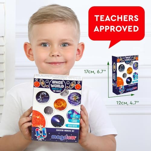 Magnets for Kids - Solar System, Planets - 22 PCS - Educational Set - Image 2