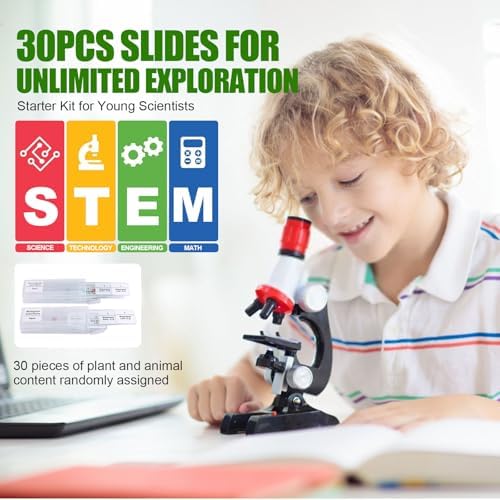 60 Pieces Prepared Microscope Slide Set with Specimens, Plant Animal Cell Science Education Microscope Slides for Bioscience Labs - Image 6