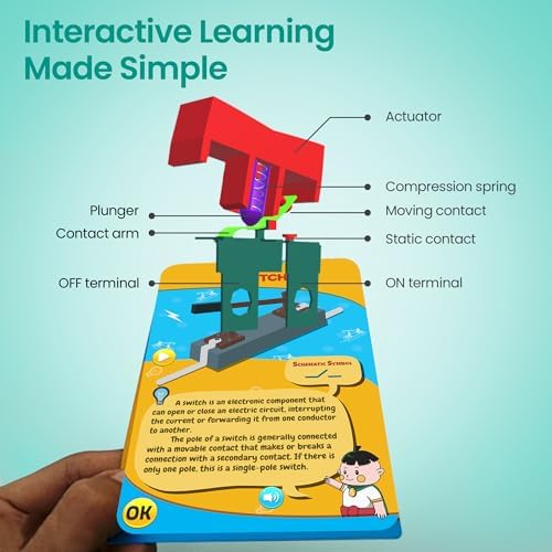 STEM Circuits Learning Kit for Kids | Hands-On Electronics Projects with Augmented Reality Educational Flashcards | Homeschool & Classroom Science Activity with Learning App - Image 2