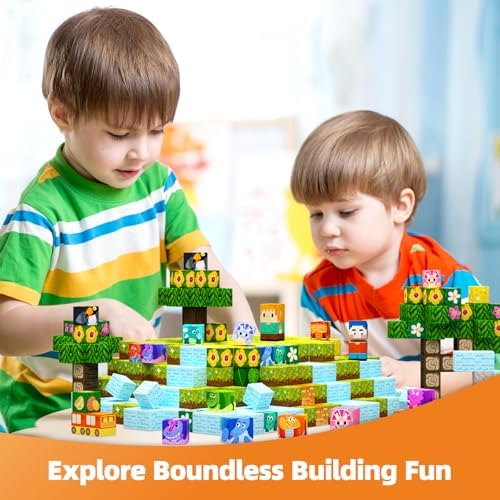 GobiDex Magnetic Building Blocks Dinosaur Toys for 3+ Years Old Boys Girls - Image 5