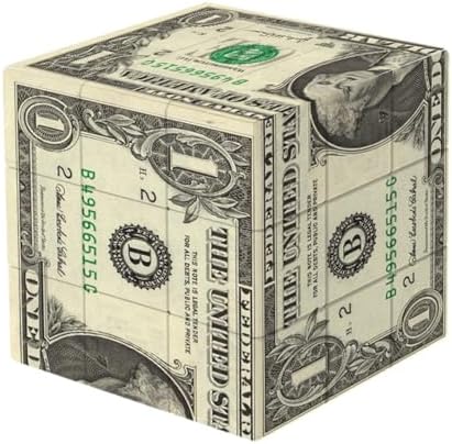 Dollar Cube 3x3 Speed Cube US Dollar Bill Magic Cube Money Design Educational Puzzles Toys - Image 6