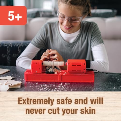 PLAYMAKE 4 in 1 Creative Workshop Safe for Children 5+ for Wood & Cardboard - Image 6