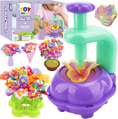 TOY Life DIY Flower Bouquet Craft Kit for Girls, Ages 3-8 by TOYLife