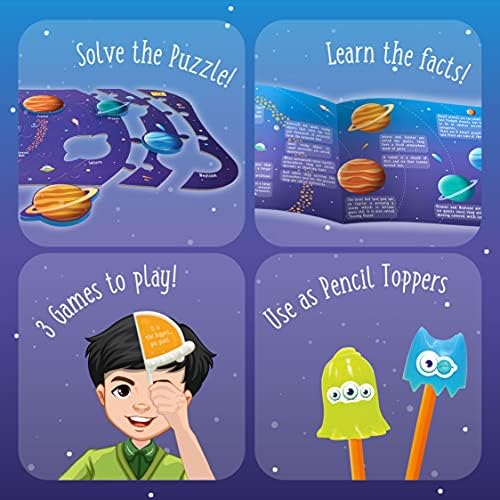 Imagimake Mapology - Solar System Jigsaw Puzzle for Kids Ages 4+ - Image 5