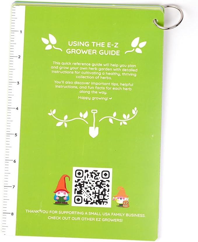 EZ Grower Garden Planner | Tips & Tricks | Gardening Zones for USA | Perfect for Beginners | Made in USA (Herb Edition)