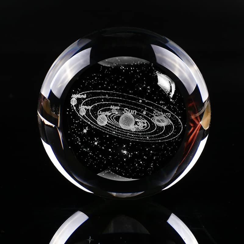 3D Crystal Ball Solar System Crystal Ball Modle Science Astronomy Gift Lamp - Image 4