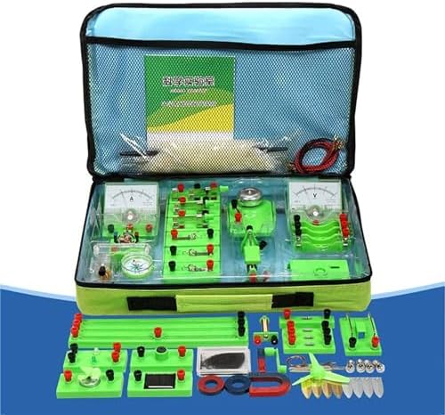 Electromagnetic Physics Circuit Experiment Set, Magnetic Levitation Wind Car Principle Demonstrator, Diode Conductivity Educational Science Kit with Storage Bag - Image 2