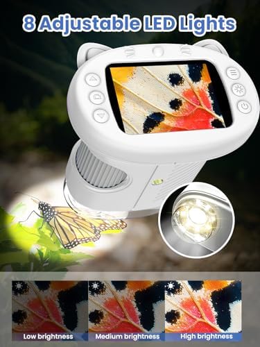 1000X Handheld Digital Microscope for Kids, 2.4" IPS Screen STEM Toys - Image 5