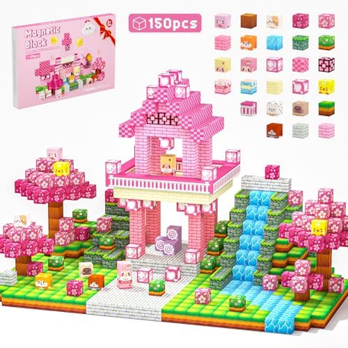 Magnetic Building Blocks STEM Toy Magnet Cubes for Kids 4-12 by Laoren