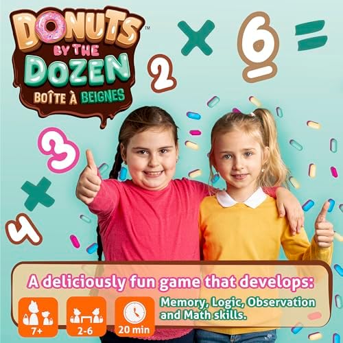 FoxMind Games: Donuts by The Dozen Math Board Game for Kids 7+, 2-6 Players - Image 6