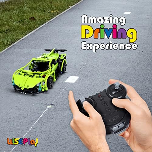 WISEPLAY Remote Control Car Building Kit, 453PCS Stem Toy for Kids Age 8-10, Great RC Car for 10-Year-Old Boys & Girls, Excellent Gift Idea - Image 5