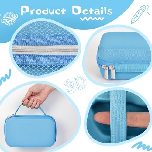 Hard Case Compatible with MYNT3D Super/Professional Printing 3D Pen,Blue - Image 3