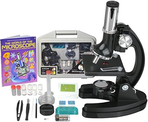AmScope M30-ABS-KT2-WM 1200X 52 pc Microscope Science Kit + World of The - Image 2